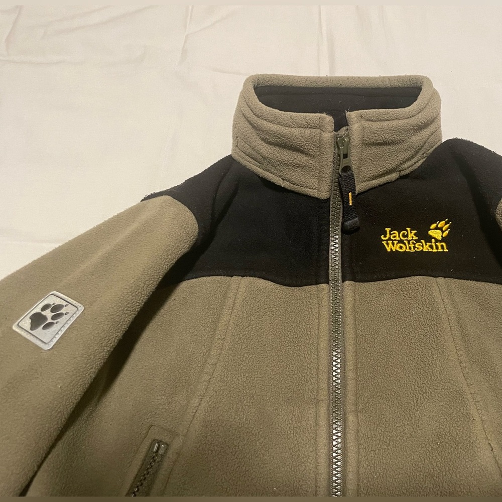 Jack Wolfskin Kids Fleece Soft Shell Jacket size 5/6 - Picture 2 of 7